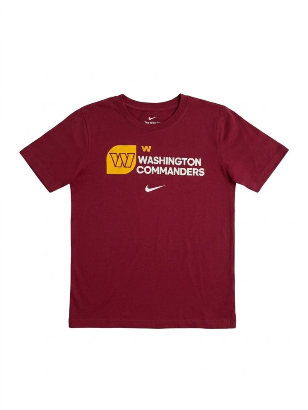 Nike Boy's Washington Commanders T-Shirt Short Sleeve Burgundy Medium 10/12 NWT